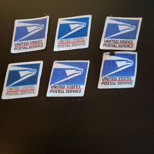 Blue United States Postal Service Patches